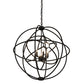 Meyda Lighting Atom Enerjisi 30" 6-Light Timeless Bronze Chandelier