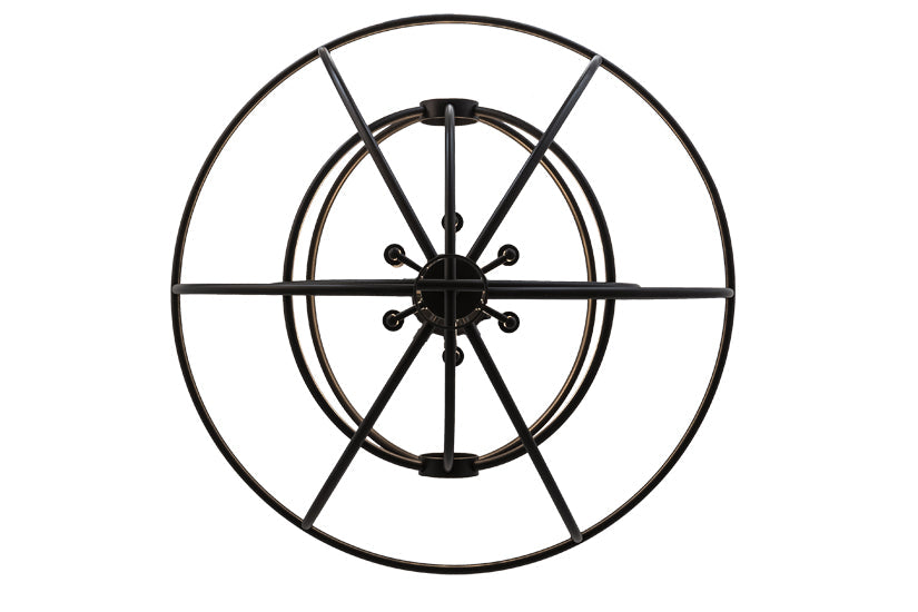 Meyda Lighting Atom Enerjisi 30" 6-Light Timeless Bronze Chandelier