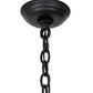 Meyda Lighting Atom Enerjisi 36" 12-Light Nickel And Solar Black Chandelier