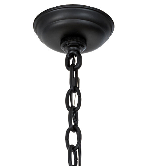 Meyda Lighting Atom Enerjisi 36" 12-Light Nickel And Solar Black Chandelier