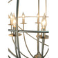 Meyda Lighting Atom Enerjisi 36" 12-Light Pewter Chandelier