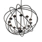 Meyda Lighting Atom Enerjisi 36" 12-Light Solar Black Chandelier