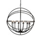 Meyda Lighting Atom Enerjisi 36" 12-Light Solar Black Chandelier