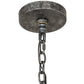 Meyda Lighting Atom Enerjisi 42" 12-Light Gunmetal Chandelier