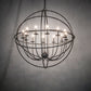 Meyda Lighting Atom Enerjisi 42" 12-Light Gunmetal Chandelier