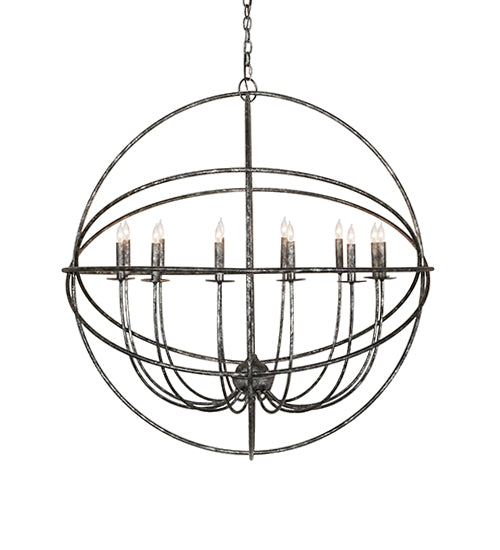 Meyda Lighting Atom Enerjisi 42" 12-Light Gunmetal Chandelier