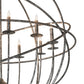 Meyda Lighting Atom Enerjisi 42" 12-Light Gunmetal Chandelier