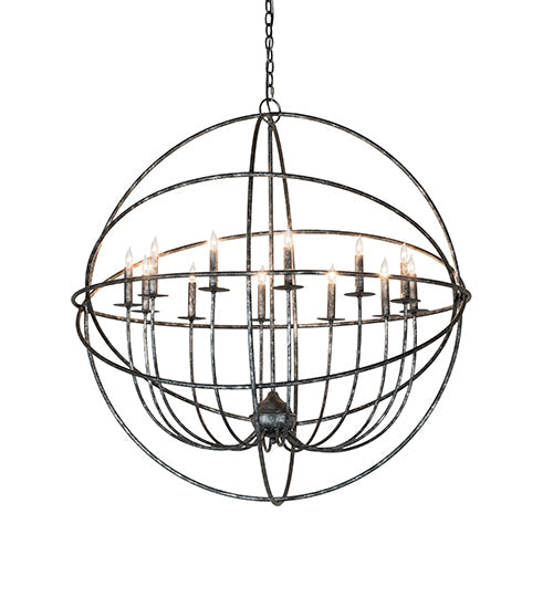 Meyda Lighting Atom Enerjisi 42" 12-Light Gunmetal Chandelier