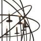 Meyda Lighting Atom Enerjisi 42" 12-Light Solar Black Chandelier