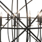 Meyda Lighting Atom Enerjisi 42" 12-Light Solar Black Chandelier