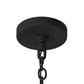 Meyda Lighting Atom Enerjisi 43" 8-Light Midnight Chandelier With Amber Faux Candlelight