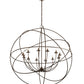 Meyda Lighting Atom Enerjisi 54" 12-Light Oil Rubbed Bronze Chandelier