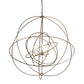 Meyda Lighting Atom Enerjisi 60" 8-Light Corinth Chandelier With White Faux Candlelight