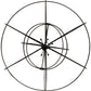 Meyda Lighting Atom Enerjisi 60" 8-Light Textured Black Chandelier With White Faux Candlelight