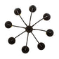 Meyda Lighting Atria 40" 8-Light Timeless Bronze Chandelier With Ivory Idalight Cylindre Shade