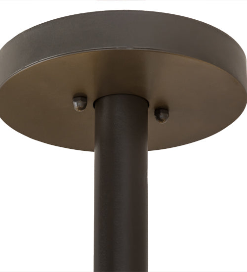 Meyda Lighting Atria 40" 8-Light Timeless Bronze Chandelier With Ivory Idalight Cylindre Shade