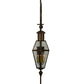 Meyda Lighting August 18" 4-Light Timeless Bronze Lantern Wall Sconce With Clear Shade Glass