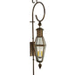 Meyda Lighting August 18" 4-Light Timeless Bronze Lantern Wall Sconce With Clear Shade Glass