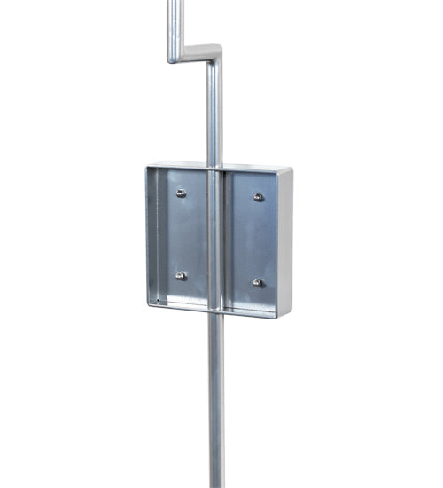 Meyda Lighting Ausband 7" Extreme Chrome Wall Sconce With Frosted Clear Contrail Mist Idalight Shade