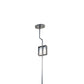 Meyda Lighting Ausband 7" Extreme Chrome Wall Sconce With Frosted Clear Contrail Mist Idalight Shade
