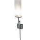 Meyda Lighting Ausband 7" Light Gray Wrinkle Wall Sconce With Contrail Mist Idalight Shade