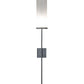 Meyda Lighting Ausband 7" Light Gray Wrinkle Wall Sconce With Contrail Mist Idalight Shade