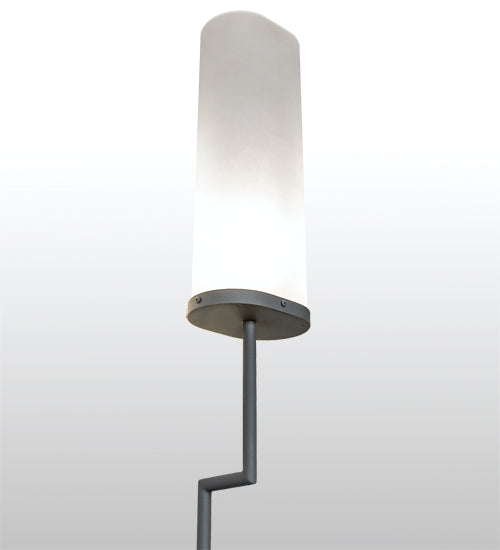 Meyda Lighting Ausband 7" Light Gray Wrinkle Wall Sconce With Contrail Mist Idalight Shade