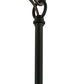 Meyda Lighting Ausband Turbine 10" Old Wrought Iron Pendant Light