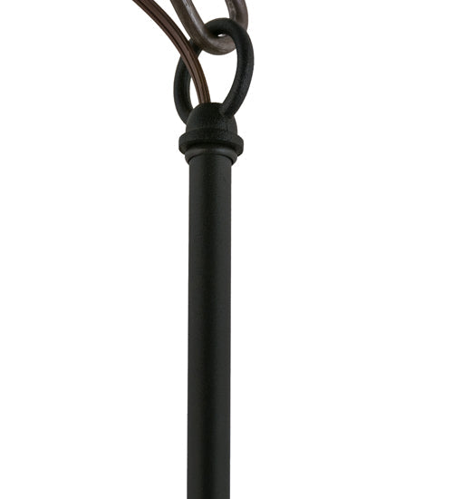 Meyda Lighting Ausband Turbine 10" Old Wrought Iron Pendant Light