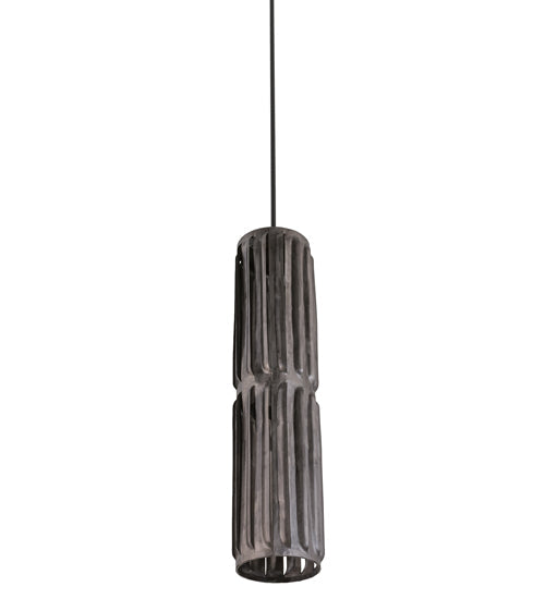 Meyda Lighting Ausband Turbine 10" Old Wrought Iron Pendant Light