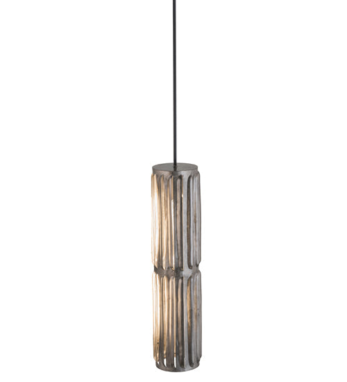 Meyda Lighting Ausband Turbine 10" Old Wrought Iron Pendant Light