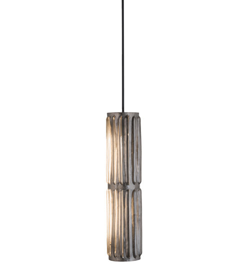 Meyda Lighting Ausband Turbine 10" Old Wrought Iron Pendant Light