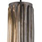 Meyda Lighting Ausband Turbine 10" Old Wrought Iron Pendant Light
