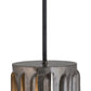Meyda Lighting Ausband Turbine 10" Old Wrought Iron Pendant Light