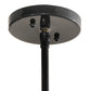 Meyda Lighting Ausband Turbine 7" Black Chrome Over Nickel Mini Pendant Light