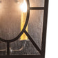 Meyda Lighting Austin 12" 2-Light Oil Rubbed Bronze Wall Sconce With Clear Rainstone Idalight Shade