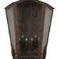 Meyda Lighting Austin 26" 6-Light Cajun Spice Wall Sconce With Clear Seeded Shade Glass
