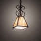 Meyda Lighting Ava 10" Cajun Spice Mini Pendant Light With Sable Idalight Shade Glass