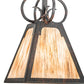 Meyda Lighting Ava 10" Cajun Spice Mini Pendant Light With Sable Idalight Shade Glass
