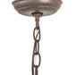 Meyda Lighting Ava 10" Cajun Spice Mini Pendant Light With Sable Idalight Shade Glass
