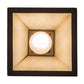 Meyda Lighting Ava 10" Copper Rust Mini Pendant Light With Beige Sahara Taupe Idalight Shade Glass