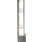 Meyda Lighting Avenue U 6" 4-Light Nickel Wall Sconce With Frosted Clear Shade Glass
