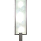 Meyda Lighting Avenue U 6" 4-Light Nickel Wall Sconce With Frosted Clear Shade Glass