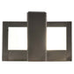 Meyda Lighting Avenue U 6" 4-Light Nickel Wall Sconce With Frosted Clear Shade Glass