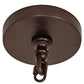 Meyda Lighting Avondale 60" 24-Light 2-Tier Mahogany Bronze Chandelier With Amber Mica Shade Glass