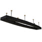 Meyda Lighting Axiom 198" 24-Light Steel Island Pendant Light