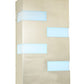 Meyda Lighting AzTech 8" LED Brushed Stainless Wall Sconce With Statuario Idalight Shade Glass