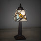 Meyda Lighting Backyard Friends 10" Mini Table Lamp With Multi-Colored Stained Shade Glass