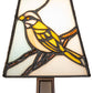 Meyda Lighting Backyard Friends 10" Mini Table Lamp With Multi-Colored Stained Shade Glass