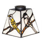 Meyda Lighting Backyard Friends 7" Multi-Colored Stained Shade Glass
